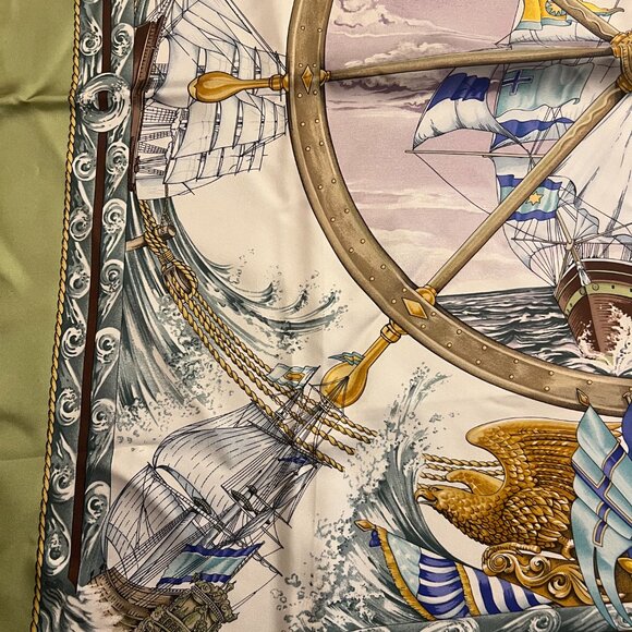 Authentic Hermes Silk Scarf - Picture 8 of 10